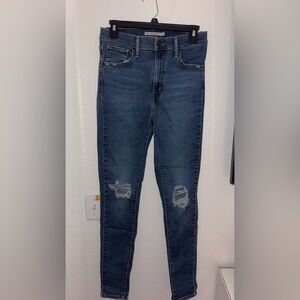 Levi's Women's High Rise Jeans - Dark Blue